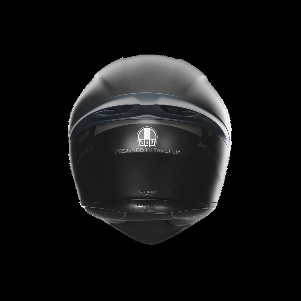 agv k1 s parachoques pintado gris limitado