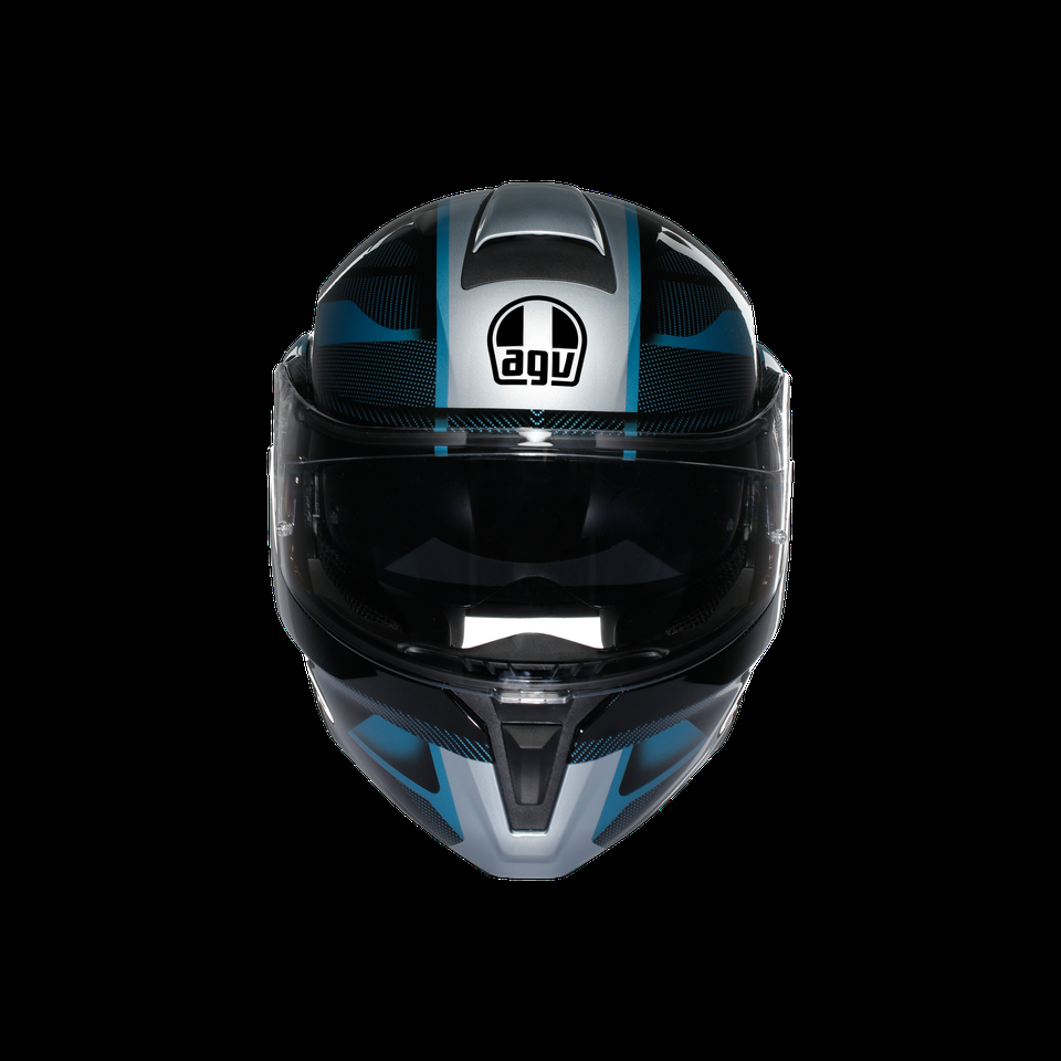 streetmodular ledro negro mate polvo azul casco motocicleta plegable dote2206