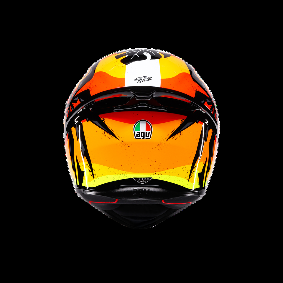k1 s tropicrush blackorange casco integral para motocicleta dot e2206