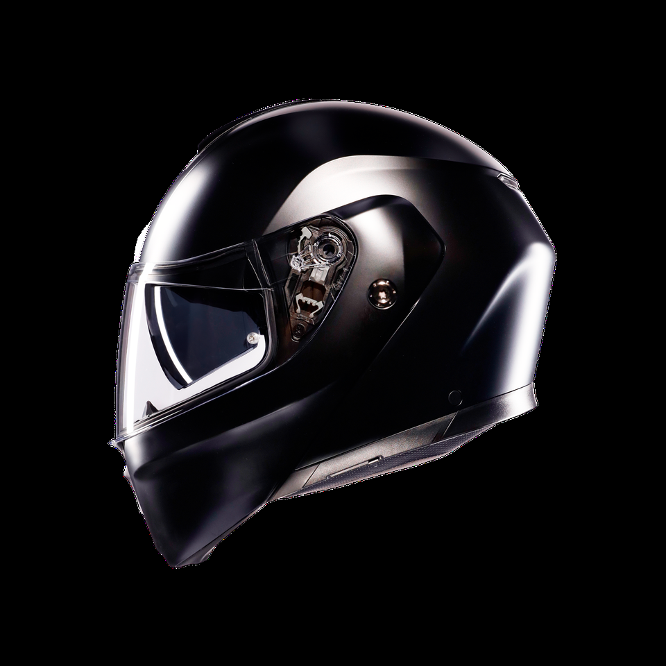 streetmodular mono mate negro casco para motocicleta con apertura frontal dote2206