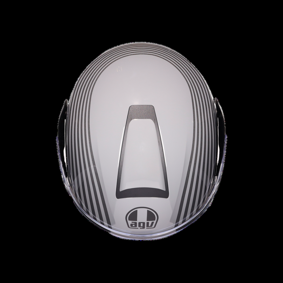 streetmodular iseo grisnegro casco de motocicleta con visor plegable dote2206