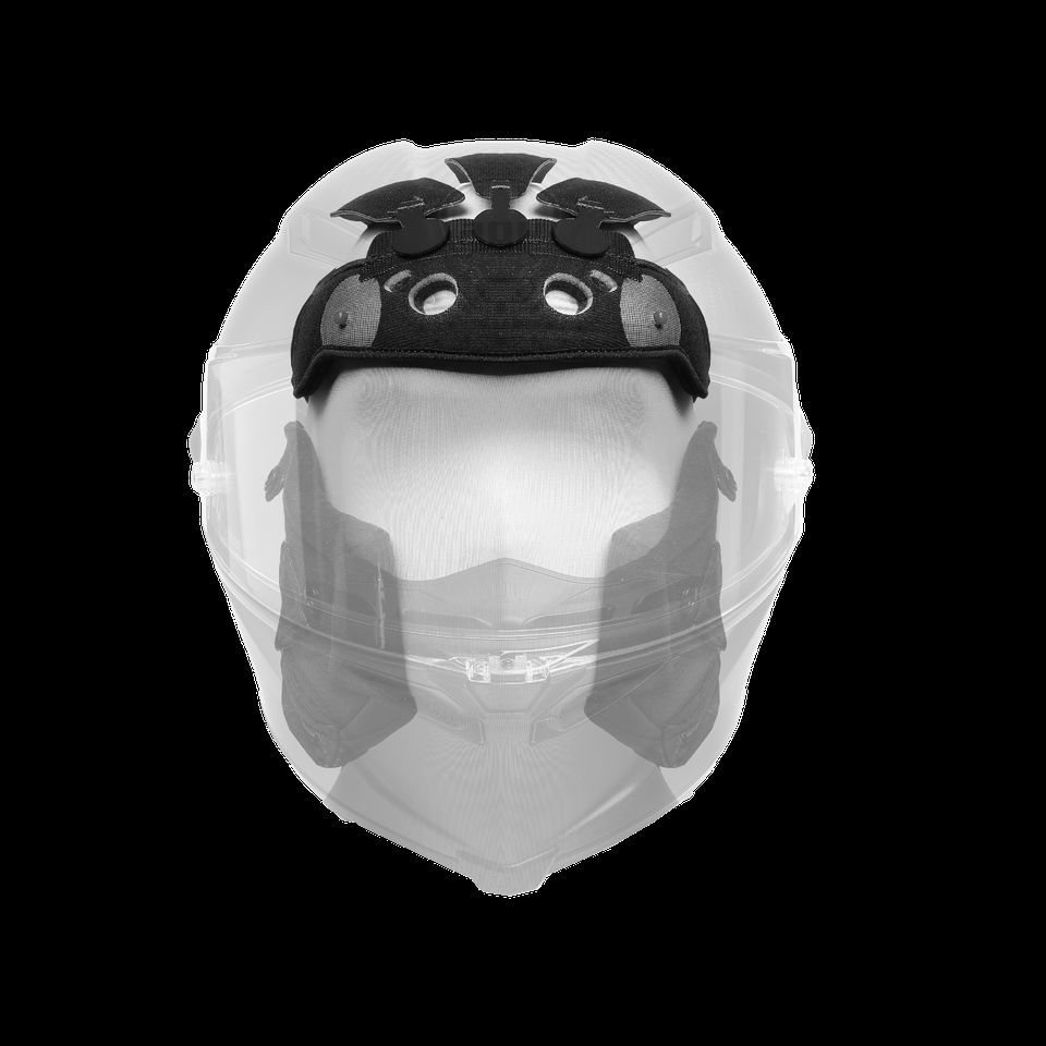 almohadilla agv crown pad pista gp rr negrorojo