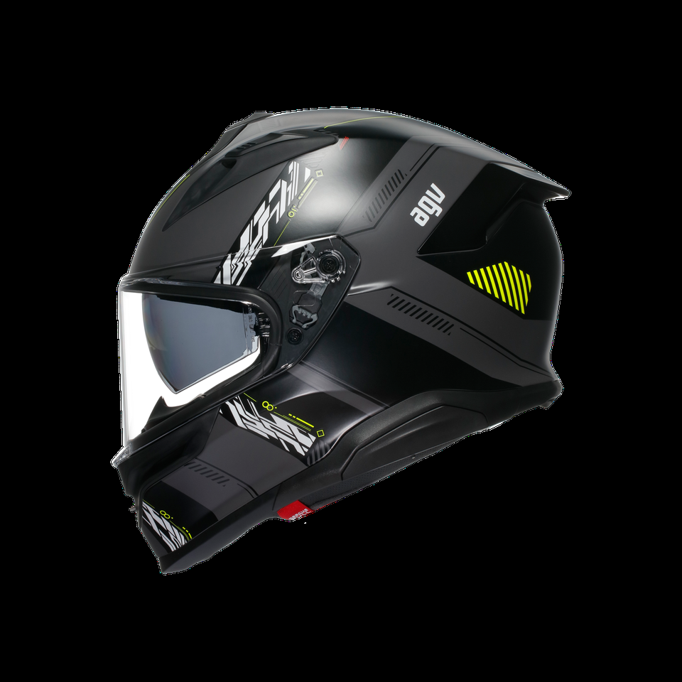 k7 mplk kyber matt greyyellow fluo casco integral para motocicleta dot e2206