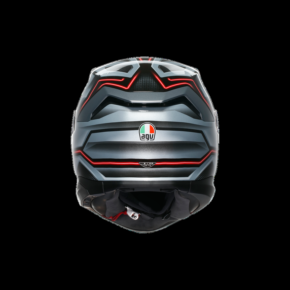 k7 mplk jaeger blacksilver casco integral para motocicleta dot e2206