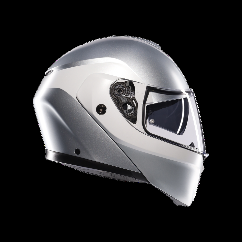 casco modular streetmodular levico mate gris oscuro para motocicleta con mecanismo de giro dote2206