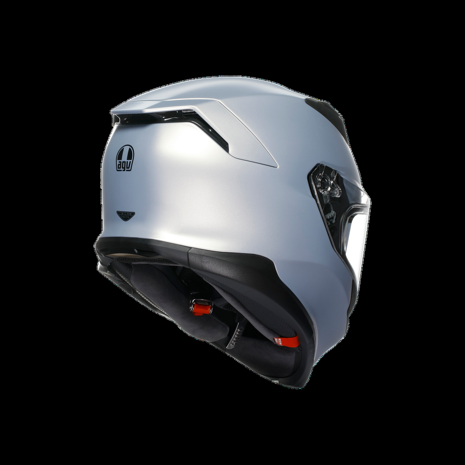 k7 mplk mono matt prisma silver casco integral para moto dot e2206