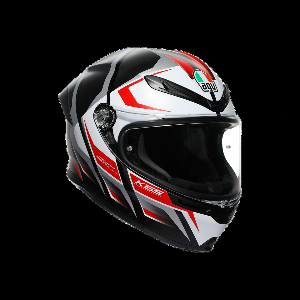 k6 s karve negro mate blanco rojo casco integral para motocicleta dot e2206