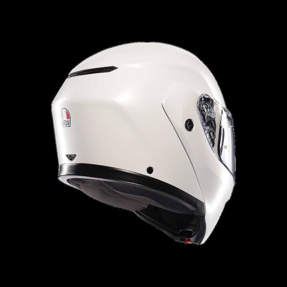 streetmodular mono mate negro materia blanco casco para motocicleta con visera plegable dote2206