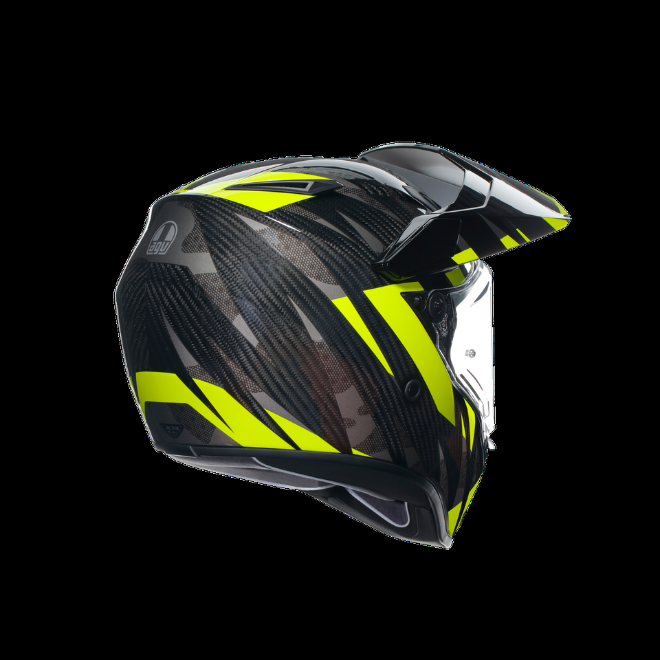 casco ax9 agv dote2206 mplk steppa carbongreyyellow fluo