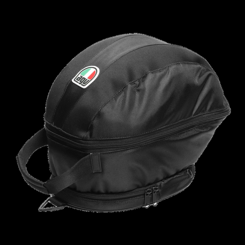 bolsa para casco agv negro