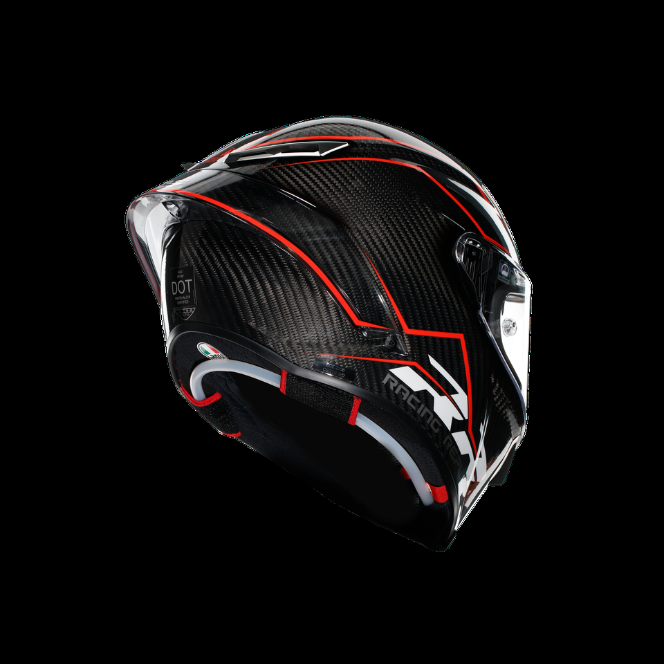 pista gp rr performante carbonred casco de moto integral e2206 dot