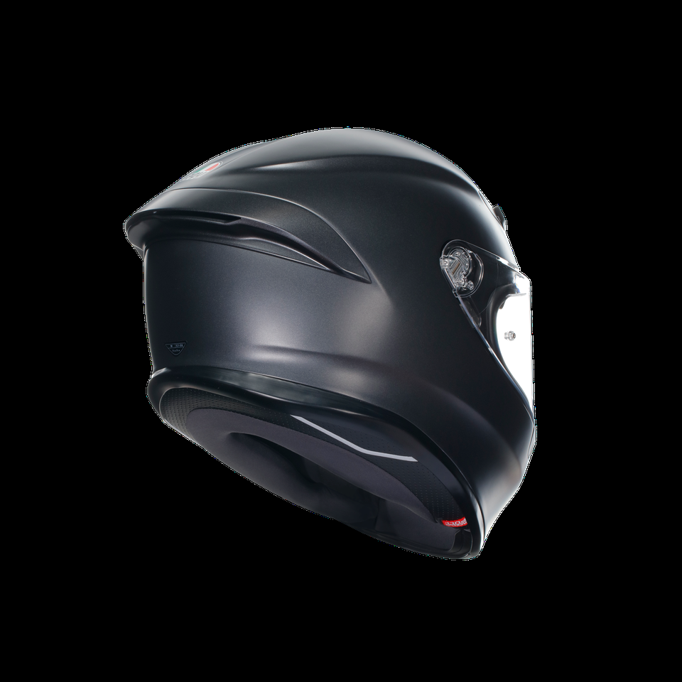 k6 s negro mate casco integral para motocicleta dot e2206