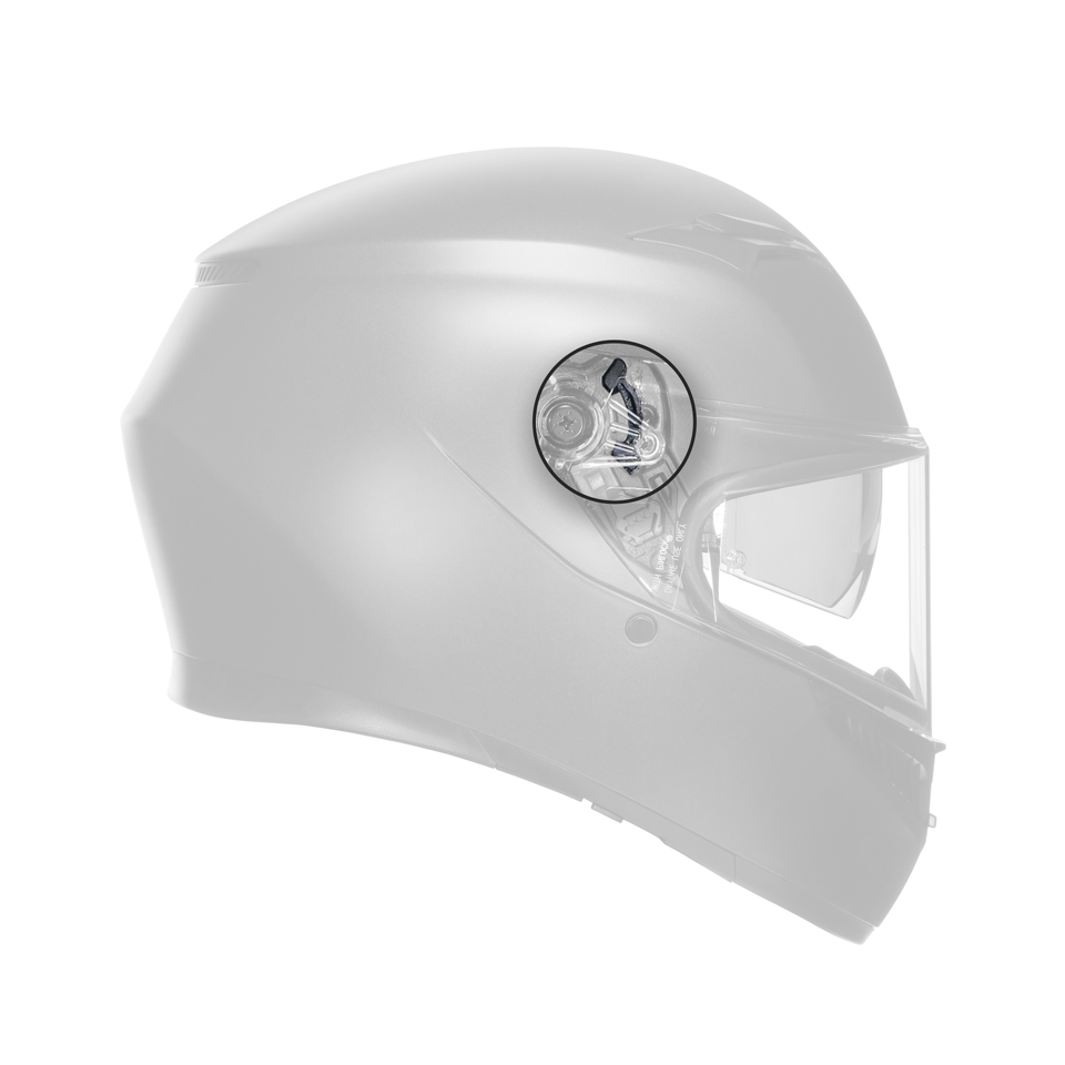 mecanismo de visera agv click k3 negro